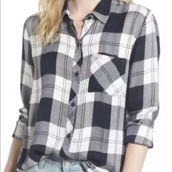 Rails Tops - Rails Midnight Pine Flannel Small